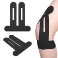 Pre-cut knee support tape - Black