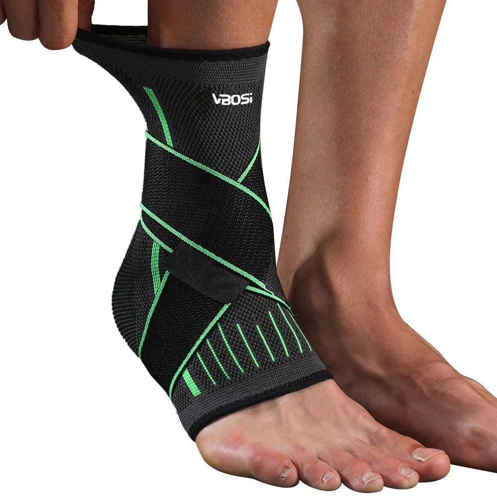 Arch support compression foot sleeve with adjustable strap